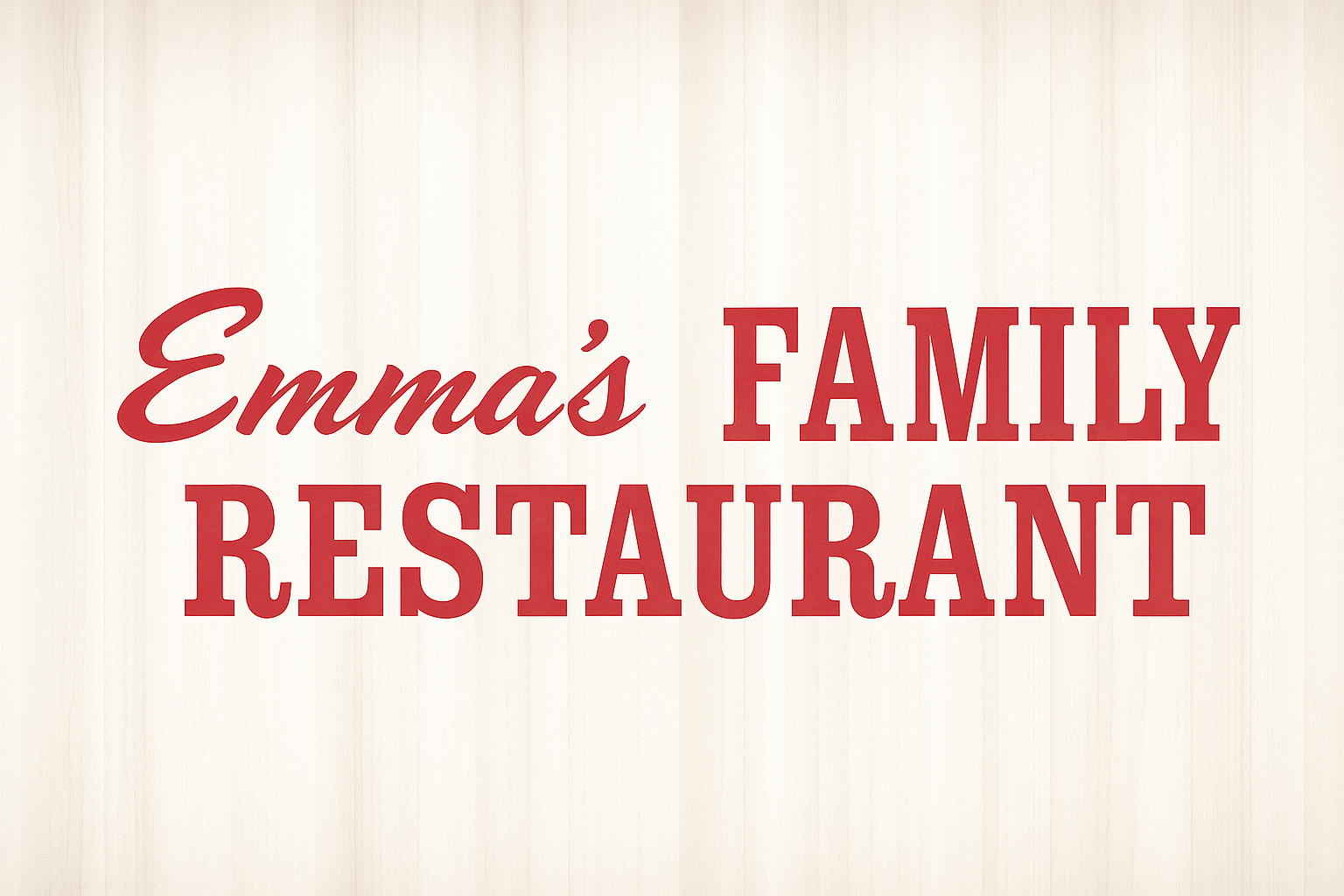 Emma's Family Restaurant Logo